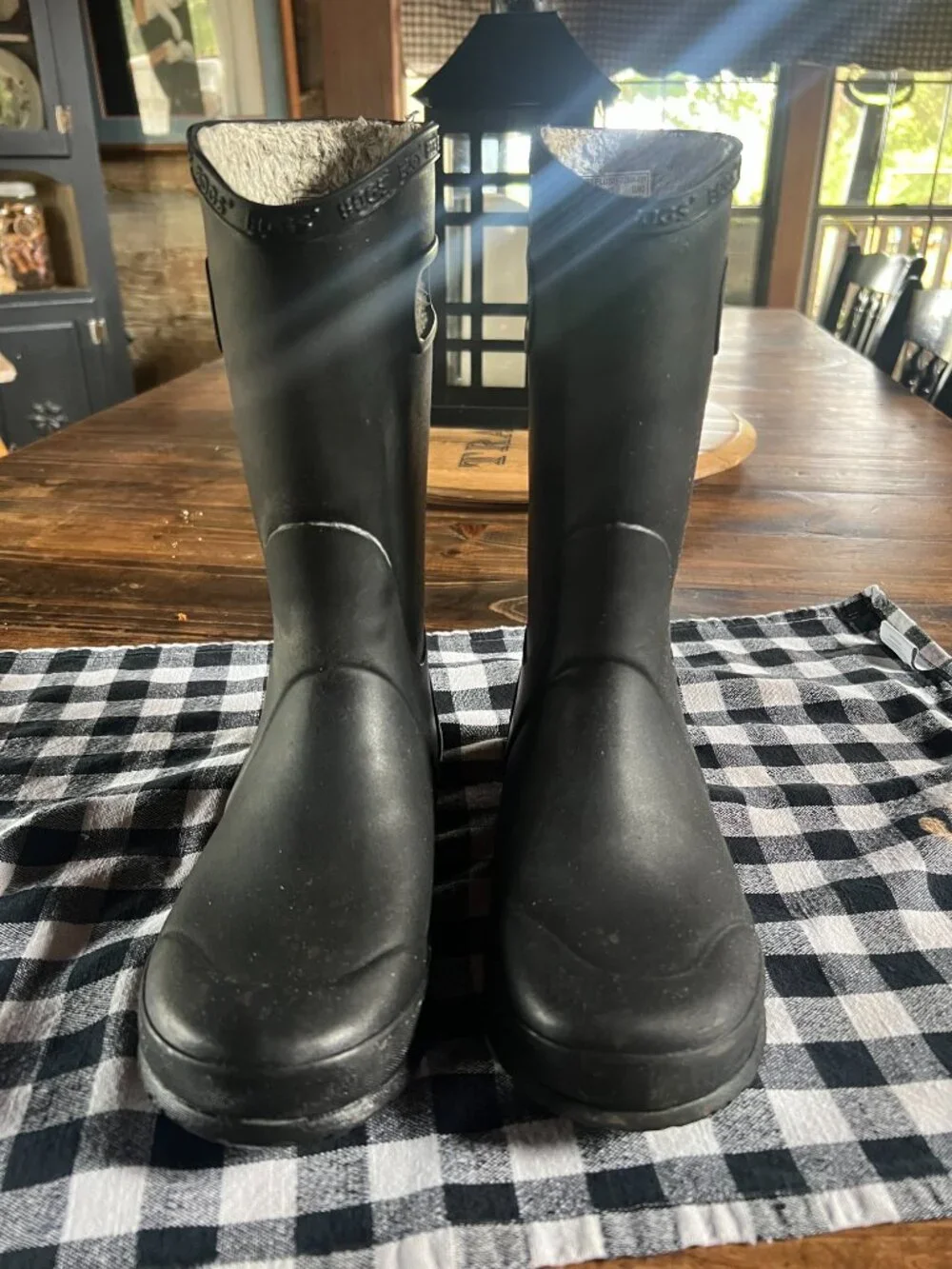 Bogs Boys' Plush Rain Boots - Round Toe
